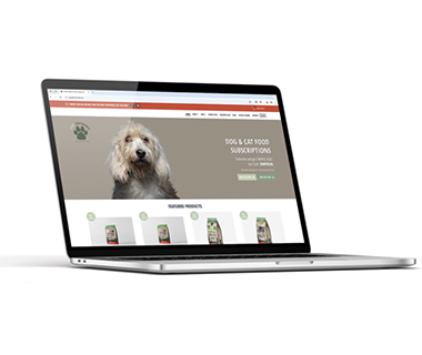 Enhanced E-commerce user experience for Premium Quality Pet Food provider