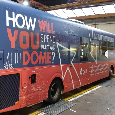 Graphic Design - Vehicle/Bus Wrap for DCLT