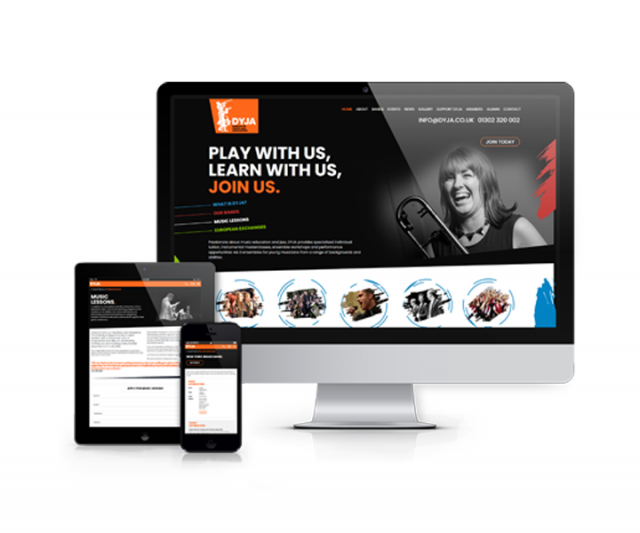 Vibrant, Bespoke new Website for DYJA