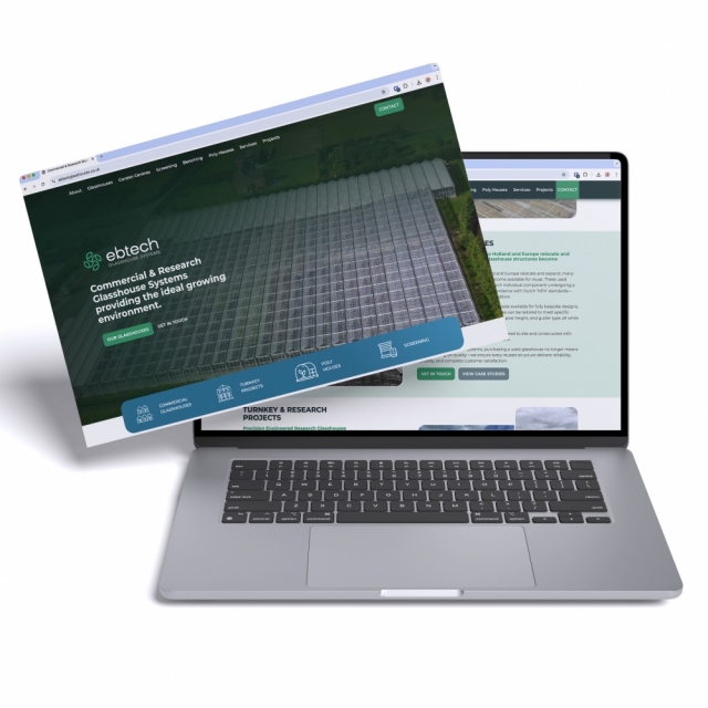 Ebtech Glasshouse Systems Unveils Sleek New Website: Built to Grow, Designed to Inspire