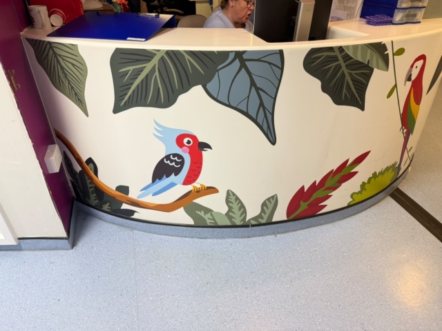 Creating a brighter space for NHS Paediatric Ward