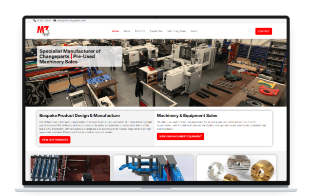 M3 Changeparts Chooses Keane for Bespoke Website with Powerful Built-In CMS
