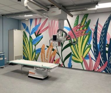 A vibrant, modern update to D.R.I. X-Ray Department 